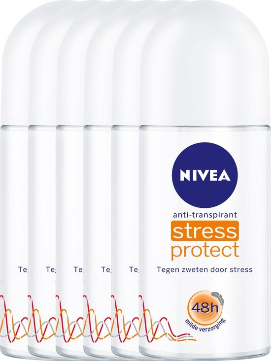 Nivea Stress Protect - 50 ml - Deodorant - 6 st - Voordeelverpakking