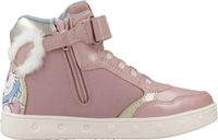 GEOX J SKYLIN Roze 29 EU Hoge sneakers Vrouwen Kinderen Synthetisch Rubber Gebloemd Alice in Wonderland