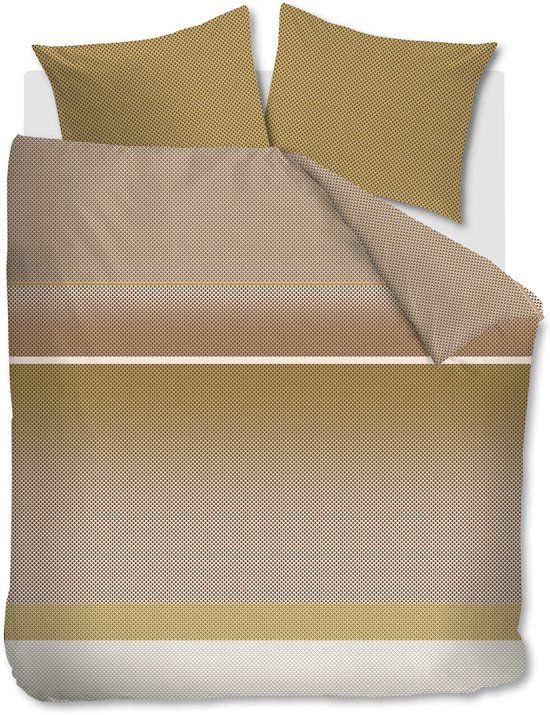 Beddinghouse Elvi dekbedovertrek - Lits-Jumeaux - 240 x 200/220 cm - Goud