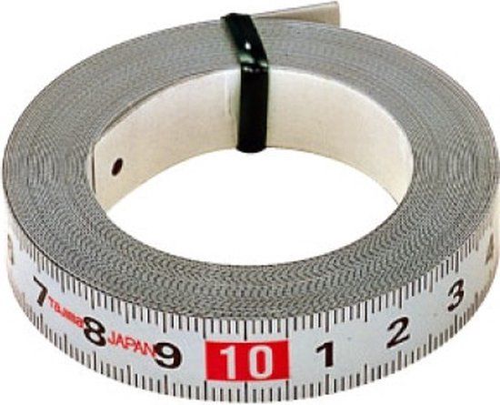 Tajima Rolmaat | lengte 1 m bandbreedte 13 mm | zelfklevend | 1 stuk - PIT 10