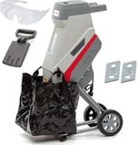 ikra GmbH IKRA elektrische meshakselaar IMH 2500, incl. opvangzak en omkeerbare messen, 2.500 W met reservemes en veiligheidsbril