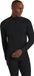 FALKE Wool-Tech Zip Neck sneldrogend wol functioneel shirt met lange mouwen heren zwart - maat S