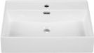 Saniclass Legend lavabo de meuble - 81x47x12cm - 1 vasque - 1 trou pour robinet - Céramique - Blanc brillant