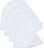 Non-branded White conical hat - 4 pieces gnome/dwarf costume accessory for adults