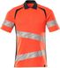 Mascot Accelerate Safe Poloshirt 19083-771 - haute visibilité rouge/bleu marine foncé - 3XL