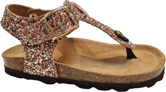 Kipling Madonna 1 champagne Meisjes Sandalen - Champagne - Maat 31 - Glitter - Lente/Zomer 2024