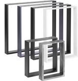 Holzbrink Pieds de table Métal Blanc