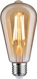 Paulmann 1879 Filament 230 V 3-Step-Dim LED-kolf Rustika E27 3 Step Dim 470lm 6W 1800K dimbaar Goud