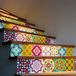 Ambiance ADAMARIS Zelfklevende stickers voor traptreden en stootborden - Multi color - 2 stroken van 18x126 cm
