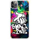 Apple iPhone 11 Swag or die verstevigd hoesje met sublimatie bedrukking