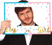 Fiestas Guirca Fiestas Gender Reveal Foto Frame
