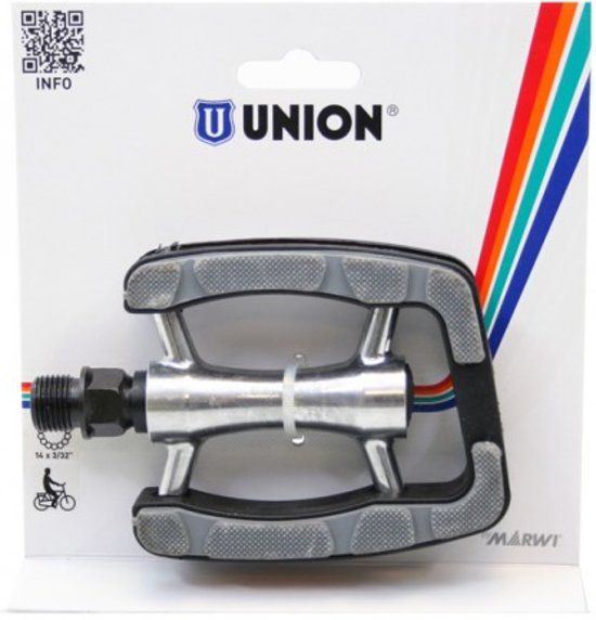 Union Platformpedaal Stadsfiets SP-823 9/16 Inch Zwart Set