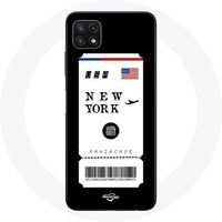 Maniacase Etui voor Samsung Galaxy A22 5G Air ticket New York