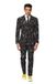 OppoSuits Disco Dude Heren Kostuum - Zwart - Maat 50