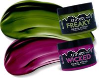 Attitude Hair Dye - WICKED WITCH Duo Semi permanente haarverf kit - Paars/Groen