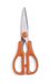 Excelsa Rainbow multifunctionele schaar van roestvrij staal, oranje, 19 x 8,5 x 1,5 cm