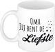Bellatio Decorations Shoppartners Bv Oma jij bent de liefste mok / beker wit - cadeau verjaardag