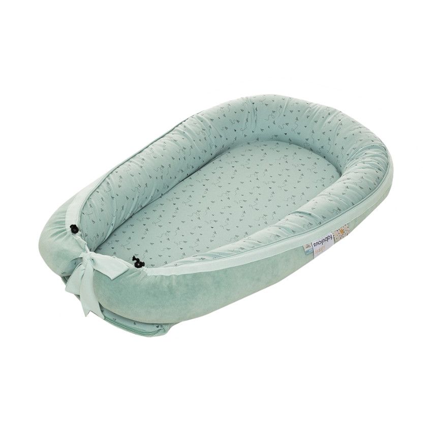 bébé-jou ® Baby Nest Fabulous Papieren Vliegtuigen - Groen