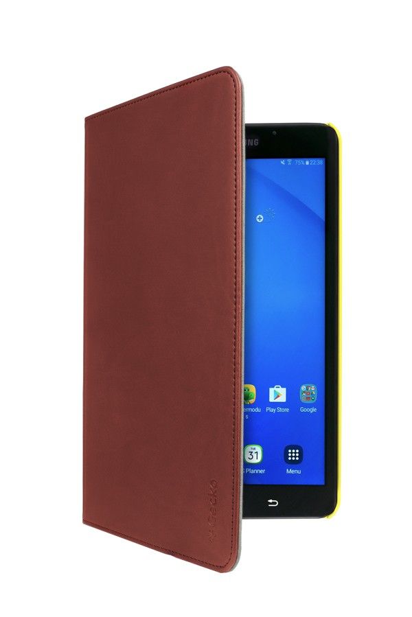 Gecko Covers Folio Case for Samsung Galaxy Tab A 10.1 - Brown/Yellow