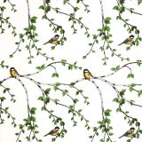 Arvidssons Textil Toile cirée Gläntan blanc-vert