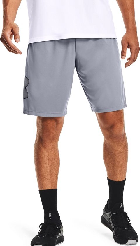 Under Armour Tech Graphic Sportshort - Heren - Steel