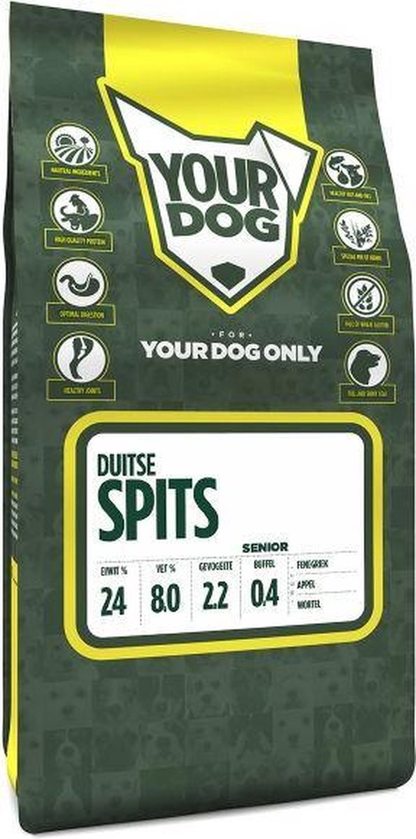 Yourdog Senior 3 kg duitse spits hondenvoer