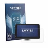 Savvies Screenprotector voor geekmaxi SD7293A 7" - Folie Beschermfolie transparant 6 Stuks