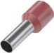 TRU COMPONENTS 1572425 Adereindhulzen 10 mm² Deels geïsoleerd Rood 100 stuk(s)