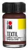 Marabu Textil Pot, Stof Verf, Donkerbruin, 15ml