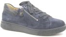 Hartjes SOPHIE SHOE - Wijdte H - Blauw - Suède - Rubber - Veters/Ritssluiting - Maat 40