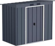 Duramax ECO 6 x 4 (2,51 m2) Pent Roof Metalen Opbergschuur
