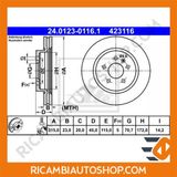 ATE 24012301161 Remschijf