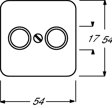 Busch-Jaeger 1724-0-0194 - Veiligheidsplaatjes voor stopcontacten - wit