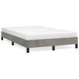 VidaXL Bedframe Lichtgrijs Fluweel 120x190 cm