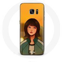 Maniacase Hoesje voor Samsung Galaxy S7 Edge inktvis spel Ji Yeong nummer 240