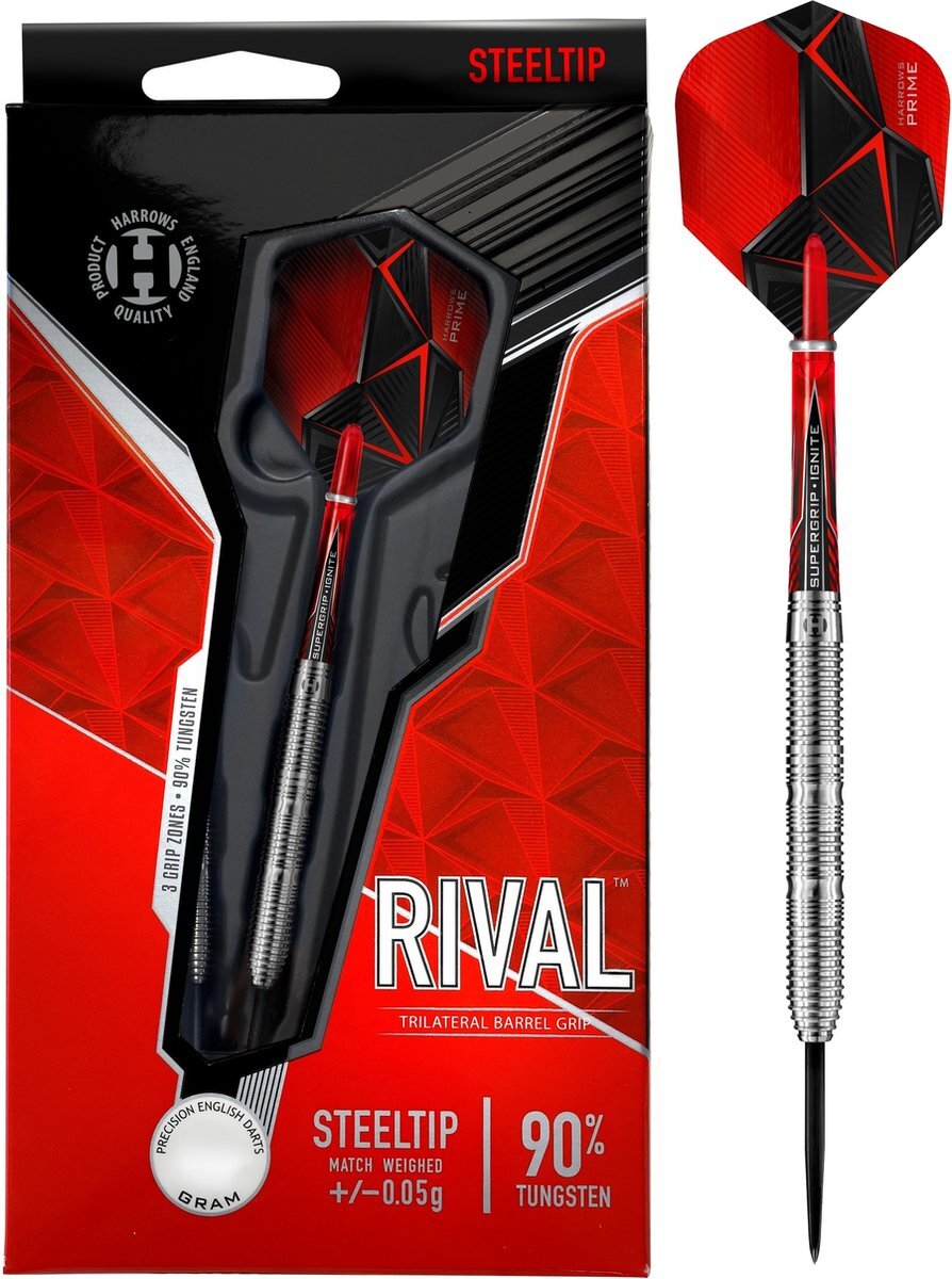 Harrows Rival 90% - Dartpijlen - 26 Gram