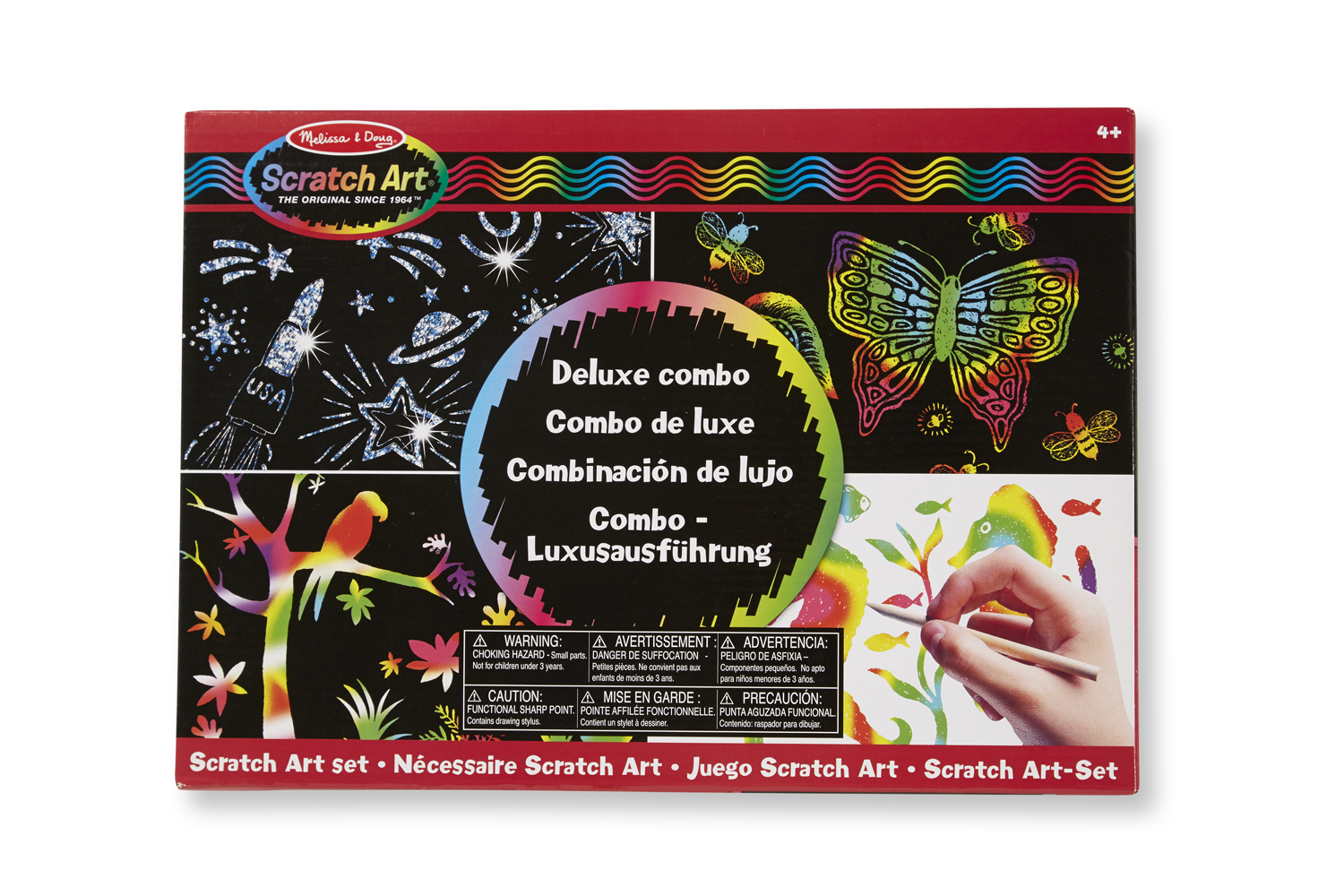 MELISSA & DOUG Scratch Art - Deluxe