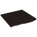 VidaXL Tafelblad 60x60x(2-4)cm Behandeld Massief Eikenhout Donkerbruin