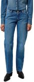 Wrangler Cowboy Straight Fit Lage Taille Jeans Blauw 30 / 30 Vrouw
