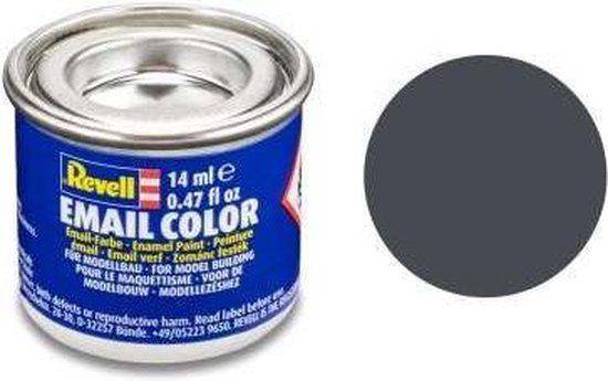 Revell #78 Tank Grey - Matt - RAL7024 - Enamel - 14ml Paint Pot