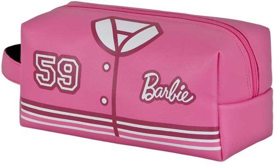 Barbie Toilettas Roze Kunstleer Unisex Kinderen