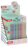 Icecat Présentoir pour crayons de couleur, 14 pièces, clic