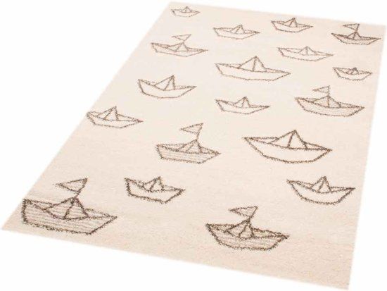 Zala Living Kindervloerkleed Vini Boten 103017 120x170 cm Crème