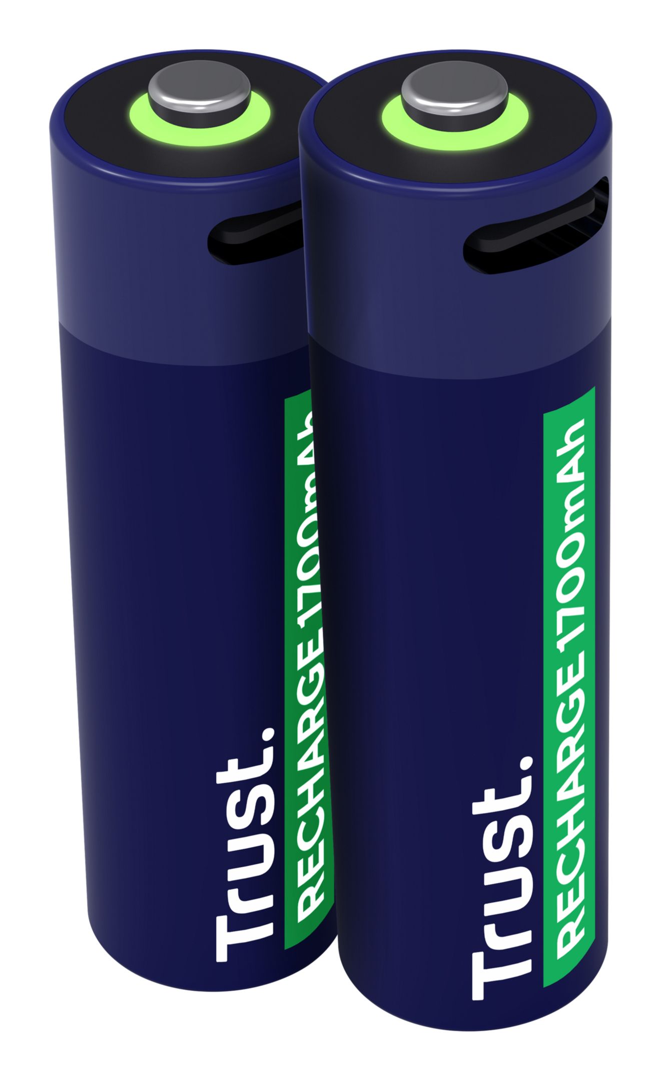 Trust 2 Pack Usb-c 1.700 Mah Aa Oplaadbare Batterijen