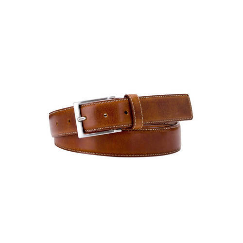 Profuomo Profuomo leren riem cognac