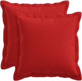 vidaXL - Kussensloop - 2 stuks - HOUTEN - Rood - 30 x 30 cm - Faux Linnen