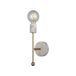 Homemania 1542-80-19 wandlamp, Applique, metaal, goud, 10 x 13 x 26 cm, 1 x E27, max. 40 W