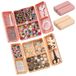 Boîte de rangement pour accessoires de tricot, 2 pièces, magnétique, 10x7x5 cm