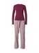 Hunkemöller Pyjama cyclaam / wit