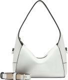 LIEBESKIND BERLIN Lou 2 Calf Optic Hobo Bag Arctic Wit